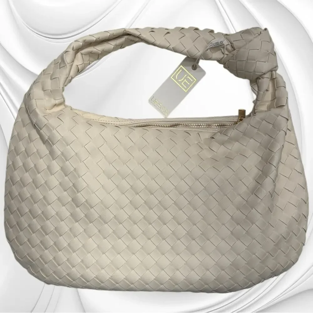 URBAN EXPRESSIONS Cream VANESSA HOBO BAG Purse